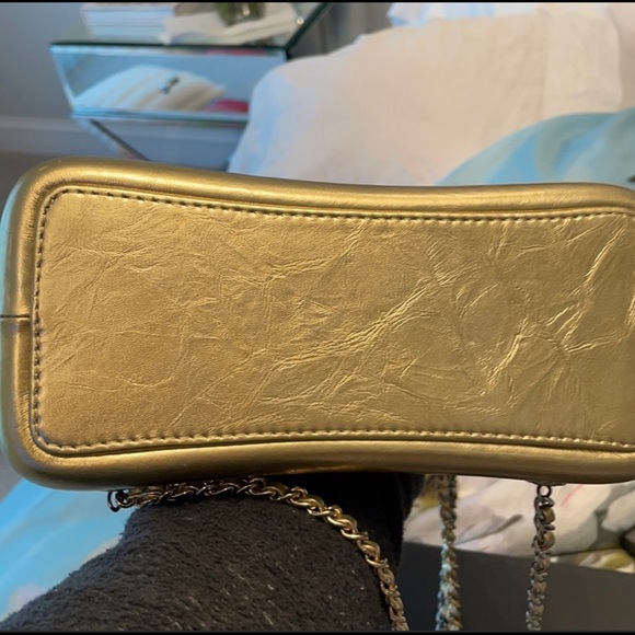 Chanel Metallic Gold Leather Small Gabrielle Backpack - Picture 4 of 11